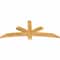 Ekena Millwork Alberta Rough Sawn Timber Gable Bracket, Western Red Cedar, 60"W x 25"H x 2"D x 4"F, 10/12 Pitch GBW060X25X0204ALB00RWR - alternate 3
